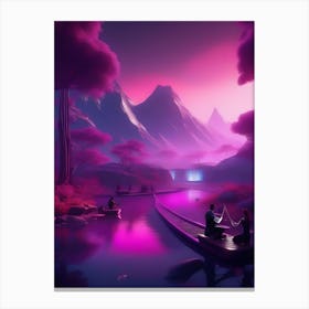 Violet Hues Canvas Print