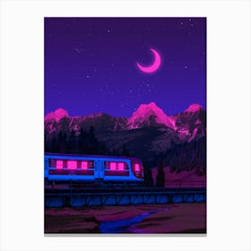 Midnight Train Canvas Print