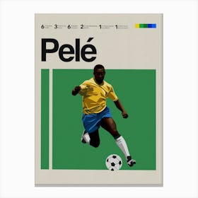 Pele Brazilian Canvas Print