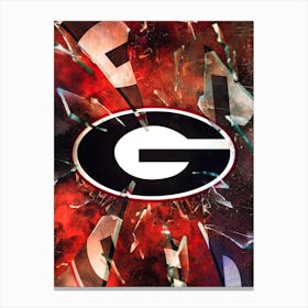 Georgia Bulldogs 1 Canvas Print