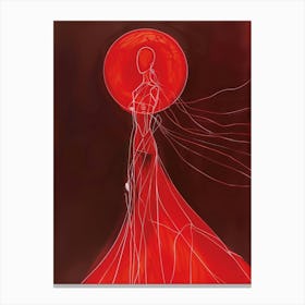 Red Dress Canvas Print