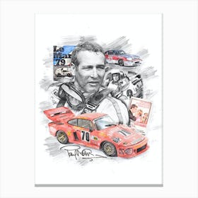 Paul Newman Canvas Print