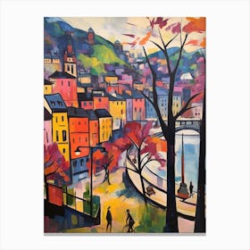 Bilbao Spain 1 Fauvist Painting Canvas Print