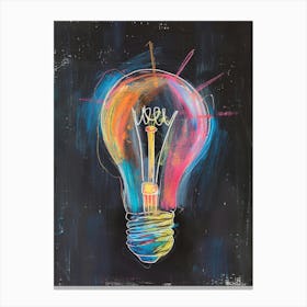 Light Bulb Canvas Art Canvas Print