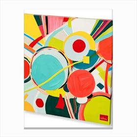 Abstract Circles 5 Canvas Print