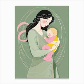 Motherhood Art Print (1) Canvas Print