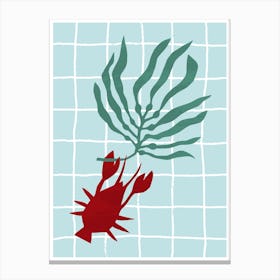 Lone Lobster Canvas Print