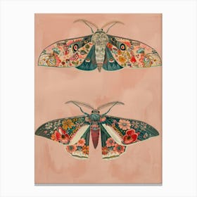 Butterfly Symphony William Morris Style 9 Canvas Print