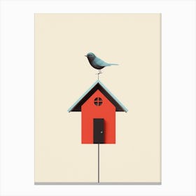 Minimalist Birdhouse1 Canvas Print