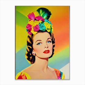 Vivien Leigh Colourful Pop Movies Art Movies Canvas Print