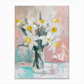 A World Of Flowers Daffodil 1 Painting Canvas Print