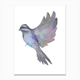 Purple Bird 1 Canvas Print