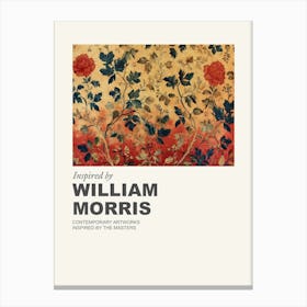 Museum Poster Inspired By William Morris 9 Canvas Print