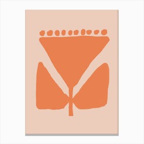 Orange Flower Canvas Print