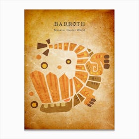 Barroth Vintage Canvas Print