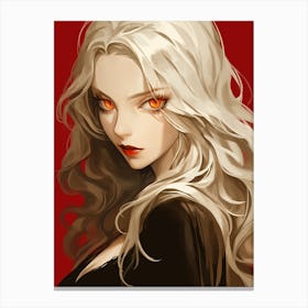 Vampire Glam Canvas Print