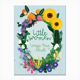 Book Cover - Little Women by Louisa May Alcott Canvas Print