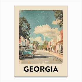 Georgia Vintage Travel Poster 1 Canvas Print