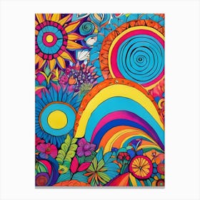 Psychedelic Painting-Reimagined 1 Canvas Print