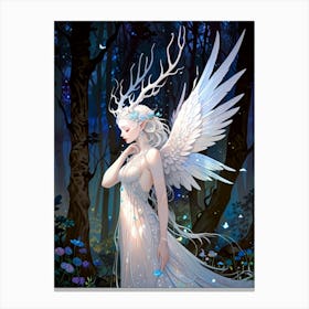 Angel In The Woods Canvas Print