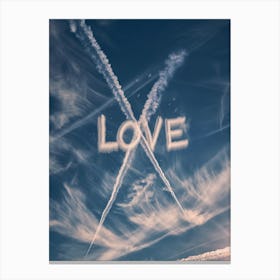 Love In The Sky 2 Canvas Print