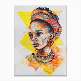 African Woman 206 Canvas Print