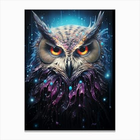 Owl Painting Canvas Print