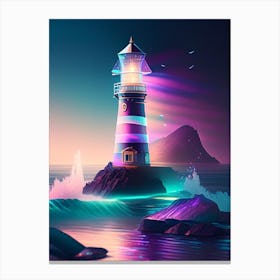 Lighthouse, Waterscape Holographic 1 Toile