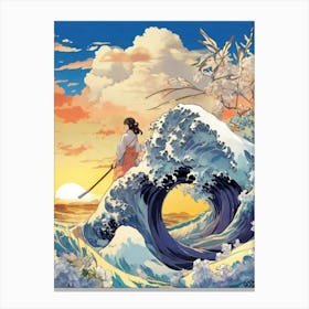 Great Wave Off Kanagawa 2 Canvas Print