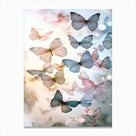 Butterflies In The Sky 1 Canvas Print