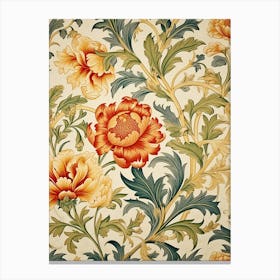 Floral Wallpaper Pattern Canvas Print