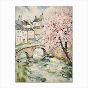 Bakewell (Derbyshire) Painting 2 Canvas Print