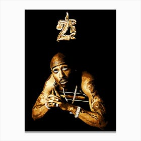 Tupac 17 Canvas Print