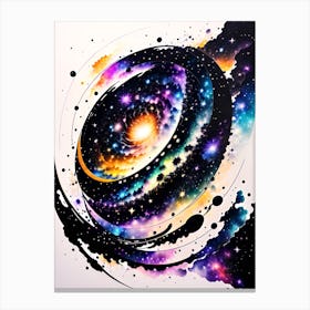 Galaxy Painting Canvas Print