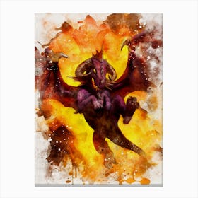 Onyxia World Of Warcraft 1 Canvas Print