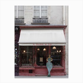 French Cafe In Paris Canvas Print