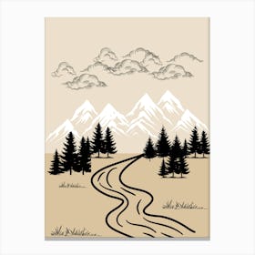 Mountains Canvas Print