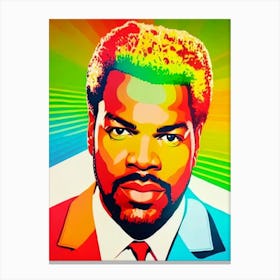 Ice Cube Colourful Pop Movies Art Movies Canvas Print