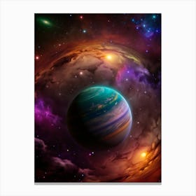 Nebula In Space Canvas Print