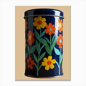 Flower Tin Canvas Print