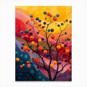 Abstract Tree Canvas Print