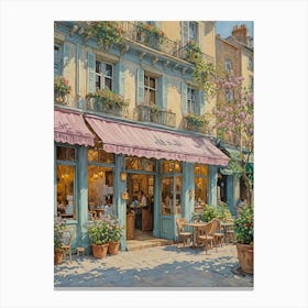 Romantic Cafe no2 Canvas Print