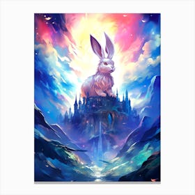 Rabbit In The Castle Canvas Print