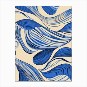 Abstract Wave Pattern Canvas Print