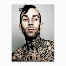 blink 182 travis barker Canvas Print