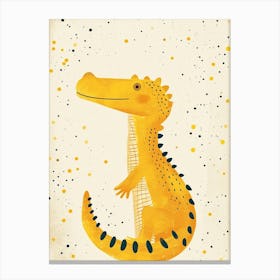 Yellow Alligator 4 Canvas Print