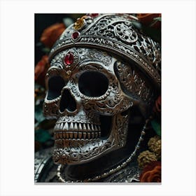 Skull Of The Dead Canvas Print