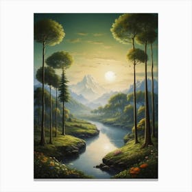 Landscape Painting Canvas Print