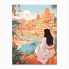 Sharm El Sheikh Egypt 1 Illustration Canvas Print