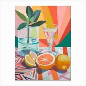 Summer Cocktails 3 Canvas Print